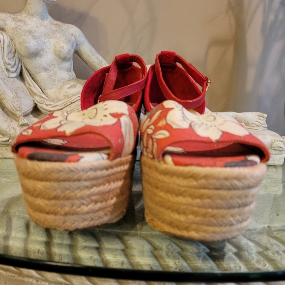 Tory Burch Espidrilles Floral Platform 110 - Picture 5 of 12